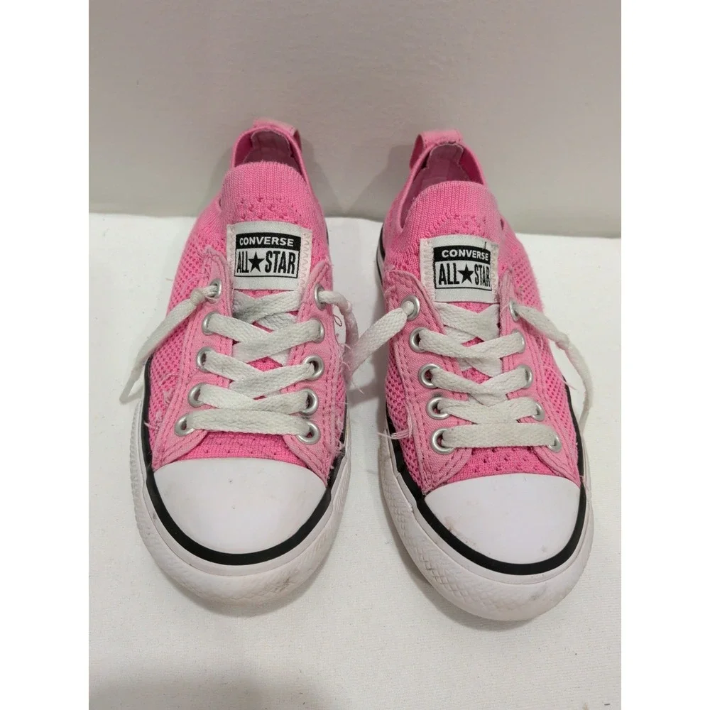 Converse Chuck Taylor All Star Big Kid Girls' Knit Slip-On Shoes Sz 12